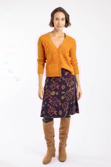 Malmo Printed Jersey Stretch Skirt Nightshade