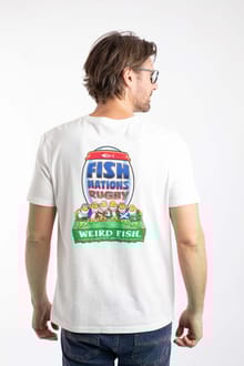 Fish Nations 25 Back Print Artist T-Shirt White
