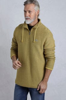 Cruiser 1/4 Zip Macaroni Sweatshirt Antique Moss
