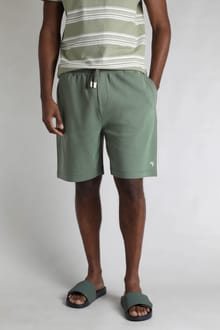 Crawford Loopback Shorts Army Green