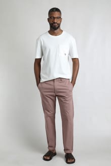 Freddie Super Soft Chino Trousers Dusty Rose