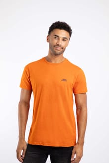 Fished Branded T-Shirt Brick Orange