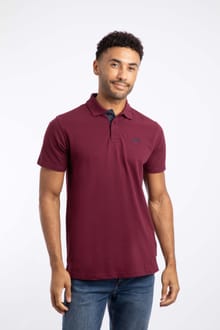 Miles Pique Polo Shirt Tawny Port