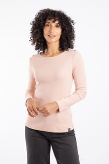 Maine Long Sleeve Outfitter T-Shirt Tea Rose