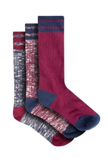 Dilki Striped Boot Sock 3pk Beet