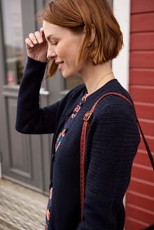 Hayley Knitted Cardigan Navy