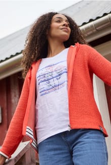 Watercolour Flower Front Print Graphic T-Shirt White