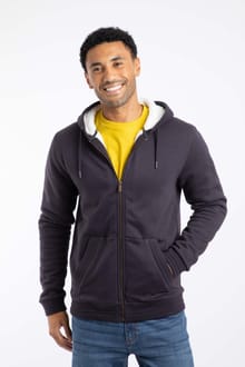Camborne Borg Lined Full Zip Hoodie Midnight