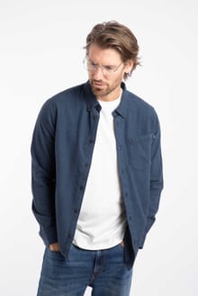 Baskerville Houndstooth Flannel Shirt Ensign