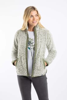 Clove Cosy Full Zip Fleece Artichoke