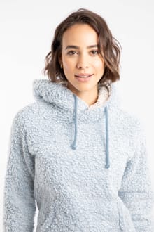 Yara Cosy Fleece Hoodie Powder Blue