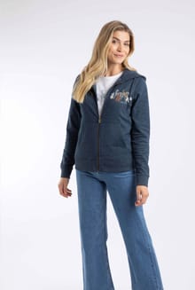 Franchises Graphic Full Zip Hoodie Navy